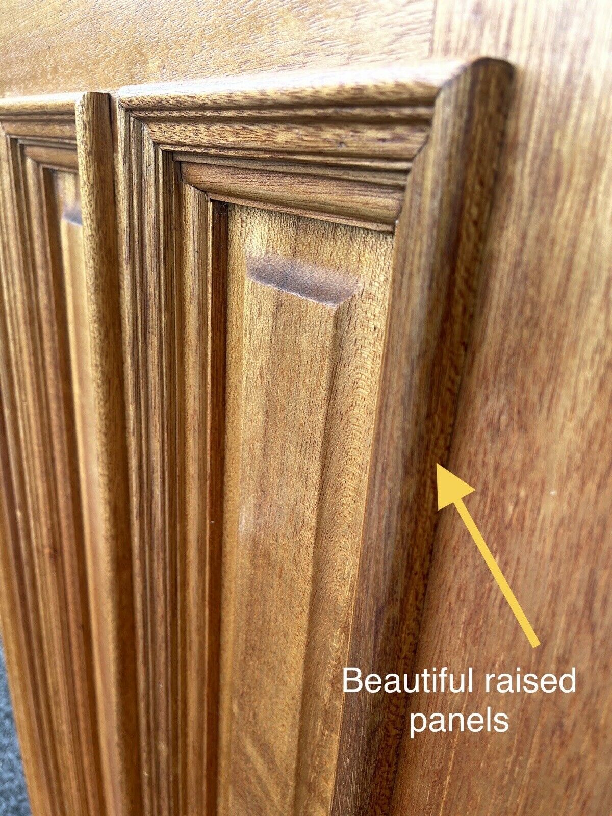 Reclaimed Old Edwardian Victorian Panel Front Wooden Timber Door 1977 x 840mm