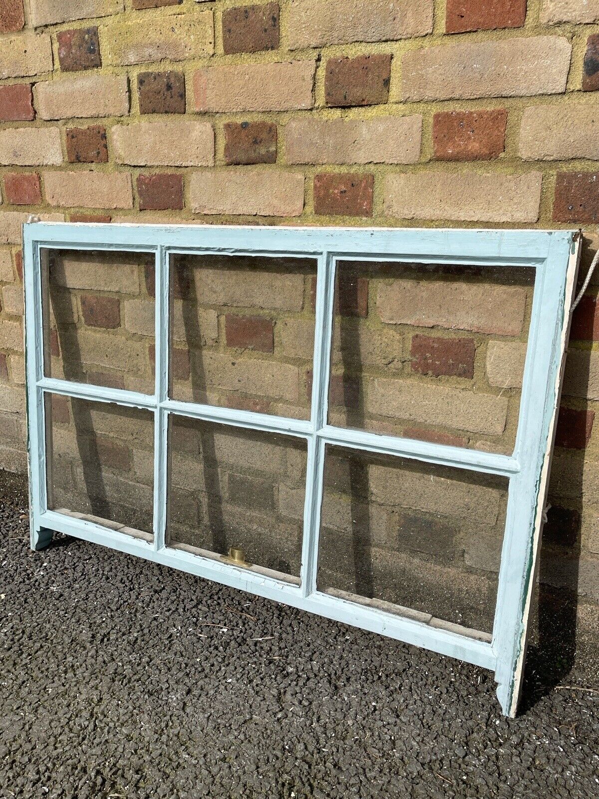 Reclaimed Old Georgian 6 Panel Wooden Window 1005 x 675mm